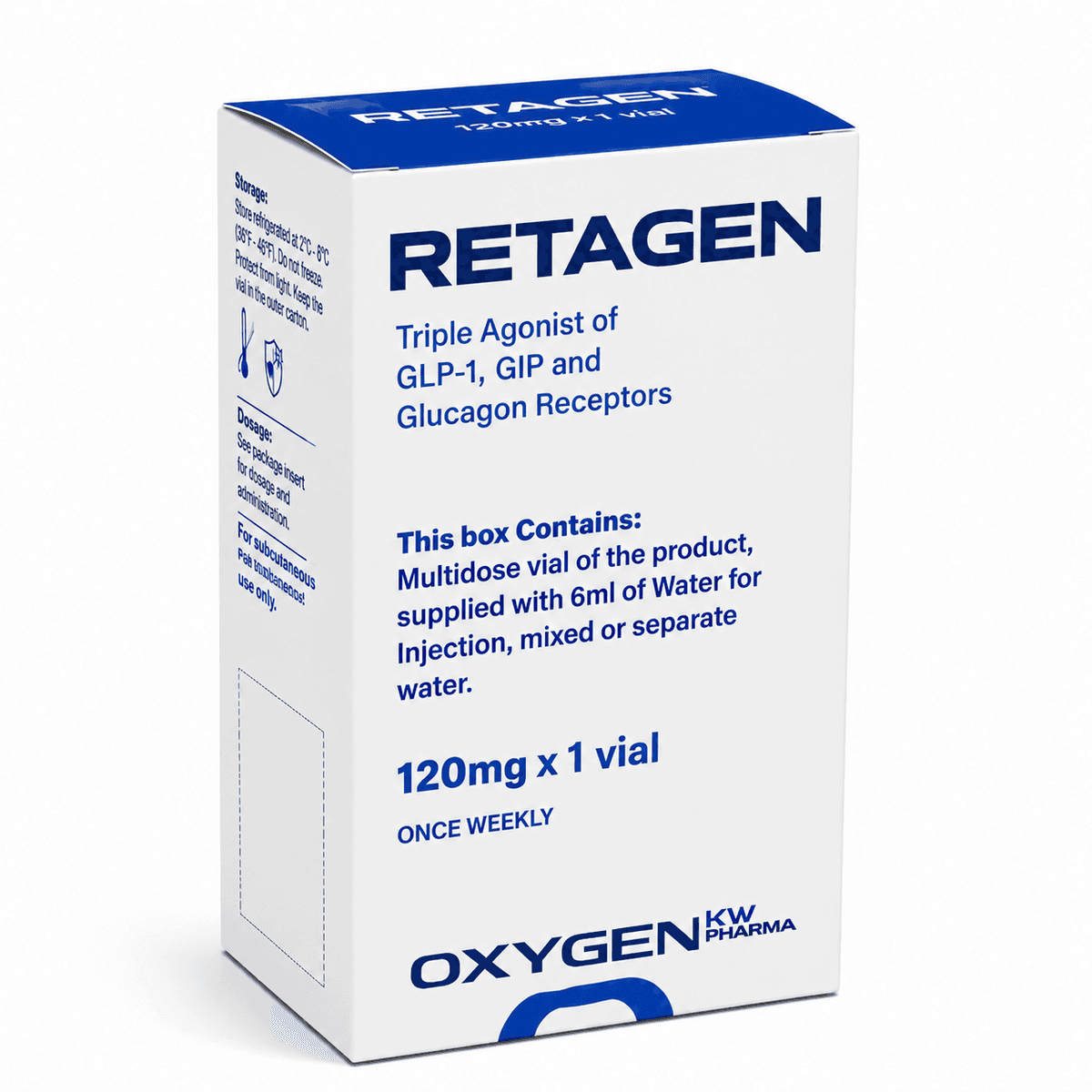 Oxygen Retagen 120mg — 1 Vial (Diluída) – Análogos GLP-1