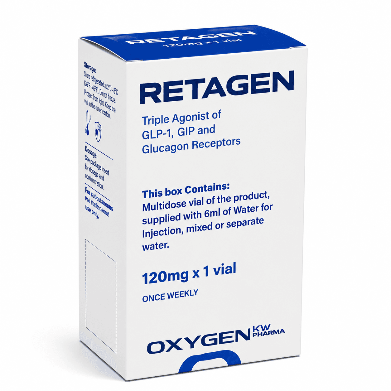 Oxygen Retagen 120mg — 1 Vial (Diluída) – Análogos GLP-1